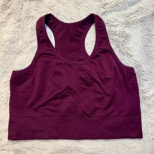 Stylish Women's Plum Sports Bra